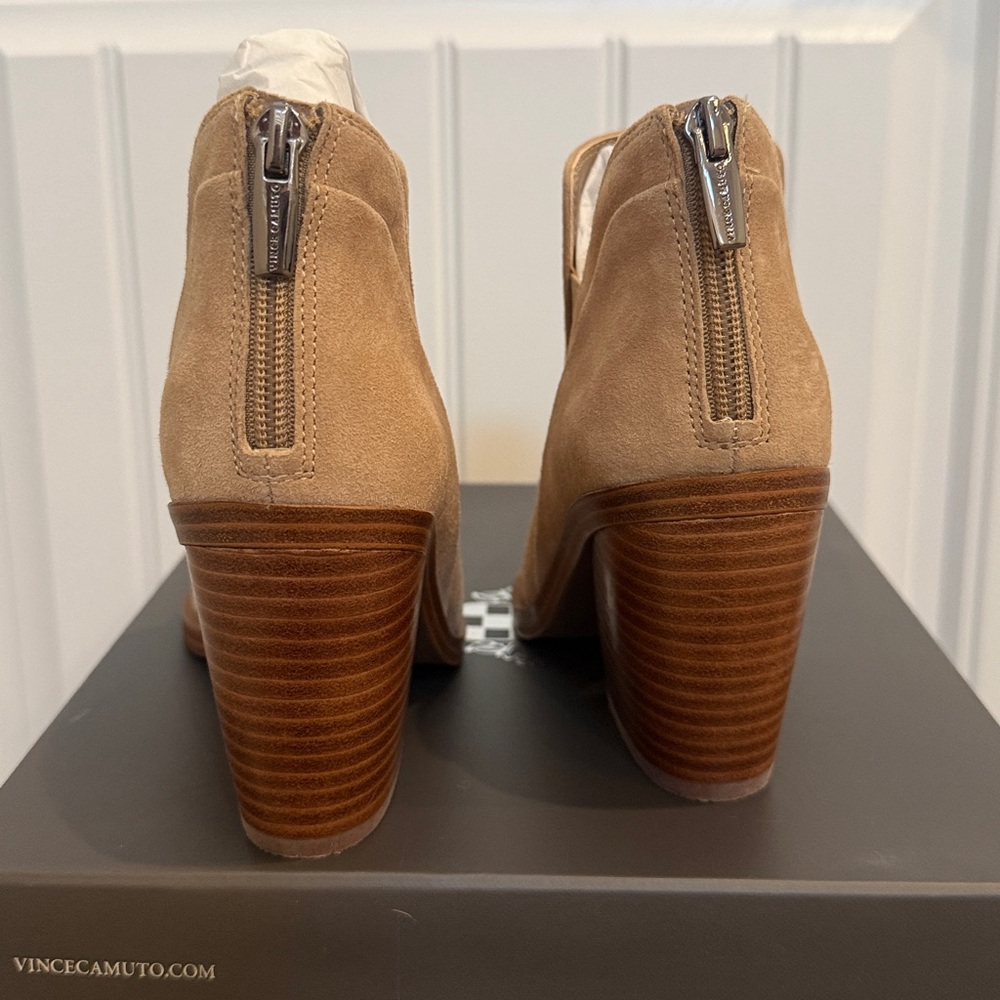 Vince Camuto Women's Tortilla Suede Ankle Booties - Picture 2 of 6